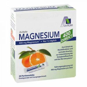 MAGNESIUM 400 direkt Orange Portionssticks